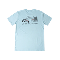 Free 24 7 Livin' The Dream Mens T-Shirt | M Steel FRE024