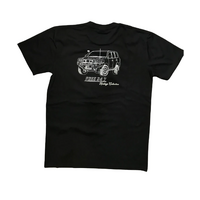 Free 24 7 Heritage Collection 200 Series Mens T-Shirt | L Black FRE027