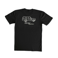 Free 24 7 Heritage Collection 60 Series Mens T-Shirt | 2XL Black FRE029