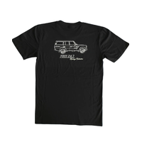 Free 24 7 Heritage Collection 60 Series Mens T-Shirt | M Black FRE029