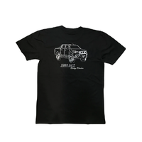 Free 24 7 Heritage Collection Hi Lux Mens T-Shirt | 4XL Black FRE032