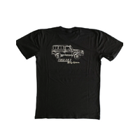 Free 24 7 Heritage Collection Troopy Mens T-Shirt | 3XL Black FRE033