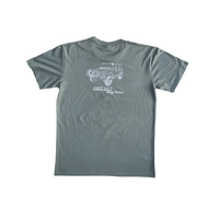 Free 24 7 Heritage Collection GQ Patrol Mens T-Shirt | L Black FRE034