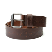 Free 24 7 Old Telegraph Genuine Leather Belt | Size 36 Cigar FRE041