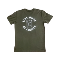 Free 24 7 Jerry Can Mens T-Shirt | 2XL Army Green FRE049