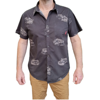 Free 24 7 Two Tribes Button Up Shirt | 2XL Navy FRE051