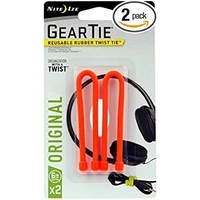 Nite Ize Gear Tie¬Æ Reusable Rubber Twist Tie‚Ñ¢ 6"- Orange