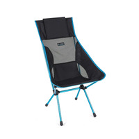 Helinox Sunset Chair Blk W Cy Blu Frm HX11101R2