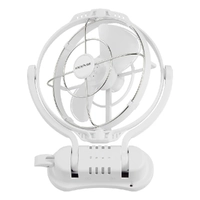 KickAss 12V  / 24V 360¬∞, 3 Speed Caravan Fan - White KA12VCABFAN-WH
