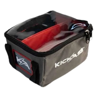KickAss Canvas Clear Top Storage Bag with PVC Lining - 20x25x15cm KACANVAS-20-P