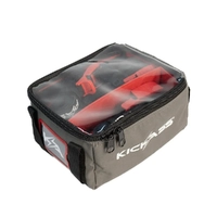 KickAss Canvas Clear Top Storage Bag with Soft Padded Lining - 20x25x15cm KACANVAS-20-S