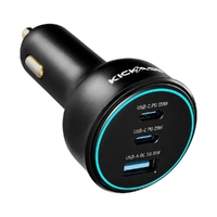 KickAss Fast Charging 100W USB-C/A Car Charger KAFC100W-CAR