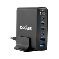 KICKASS 240W GAN USB-C PD FAST CHARGER KAFC230V230W
