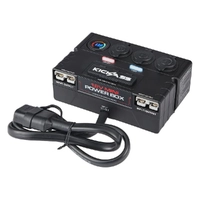 KickAss 12V Mini Control Box with 2 x Anderson, 6 x USB & 3 x Cig Sockets KAMINIPB