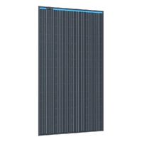 KickAss 12V 170W Fixed Solar Panel, Glass Roof Top KARTSP170