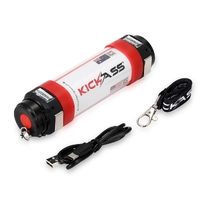 KickAss Rechargeable LED Torch with Power Bank - Small KATORCH2600