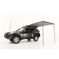 RockArmor Kalahari 2.5M X 2.5M Black Edition Pull Out Awning Shade KAWN2.5BLA