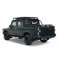 Front Runner Ineos Grenadier Quartermaster (2023-Current) Roller Tonneau Cover Slimline II Load Bed Rack Kit KRIG005T