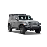 Front Runner Jeep Wrangler JL 4 Door (2018-Current) Slimline II 1/2 Roof Rack Kit / Tall KRJW032T