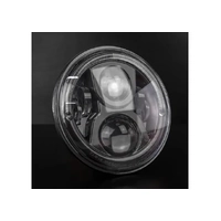 STEDI 7 INCH CARBON Black LED Headlight LEDMOTO-CARBON-7BLK