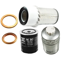 Filter Service Kit Air Fuel Oil for Land Rover Defender 200Tdi 1989-1993 OEM Filters LFK02