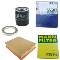 Filter Service Kit Oil Air for Land Rover Discovery 2 4.0L V8 OEM Filters LFK07