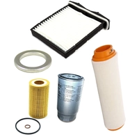 Filter Service Kit Air Oil Fuel for Land Rover Freelander 1 TD4 to 2002 OEM FILTERS