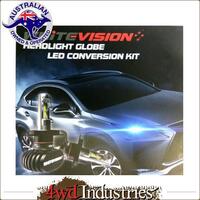 White Vision LHL-H4 LED Headlight Globe Conversion Kit - Dual Beam
