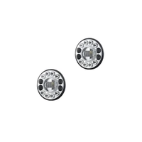 PAIR WHITEVISION 7" LED Headlights ADR Compliant Fits Truck Jeep for Land Rover