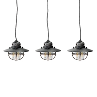 Barebones edison pendant string lights antique bronze