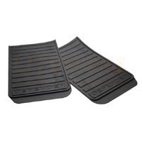 GENUINE DEFENDER Rear Rubber Floor Mat - Black Defender 110 2007 - 2016 | LR005041 / VPLDS0677