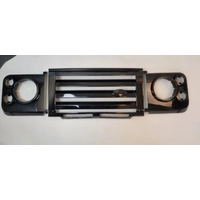 LAND ROVER DEFENDER SVX STYLE FRONT GRILLE KIT (BLACK CENTER & BLACK SURROUNDS) LR008362B