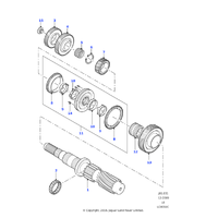 Genuine Mt82 6Th Gear Output Shaft 2 for Land Rover Defender 11-16 LR030056