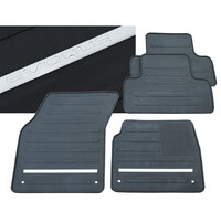 Aftermarket Front & Rear Rubber Floor Mat Set Black for Range Rover Evoque LR045096
