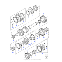 Genuine Mt82 6 Speed Output Shaft Assembly for Land Rover Defender 2007+ LR049204