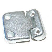 Galvanised Right Door Hinge for Land Rover 110 County Defender LR074026