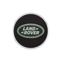 Land Rover Wheel Centre Cap Black w/ Chrome Rim & Green Logo LR094547 