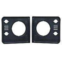 Headlamp Surrounds PAIR for Land Rover Defender TD5 & Puma 99-16 LR051109 LR051110
