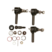  Defender GREASEABLE Tie Rod Ends & Drop Arm Balljoint Kit for Land Rover LRKIT174