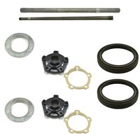 Land Rover Defender 110 Axle & Flange Kit Rear for (Salisbury Diff/Disc Brakes) LRKIT194
