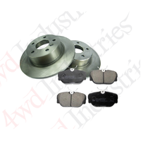 Aftermarket Rear Brake Pad Rotor Kit Land Rover Range Rover P38 Discovery 2 Td5 V8 