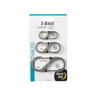Nite Ize S-Biner¬Æ Slidelock¬Æ Stainless Steel Combo 3 Pack Stainless 