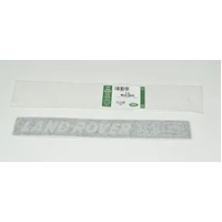 MUC2003 | Name Badge - Bonnet - LAND ROVER 110 - Silver On Black | Def 110 To 89