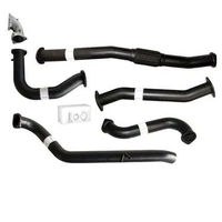 Carbon Offroad Nissan Patrol Gu 4.2L Td42-T 96-2006 Ute Coil & Leaf Spring 3" Turbo Back Exhaust With Stainless 304 Cast Dump Pipe & Pipe Only NI208-P
