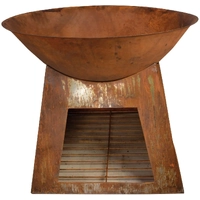 Rustic Wood Store Firebowl 50Cm 71X71X60Cm Wildtrak OL1037