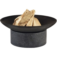 Fire Pit Granito Stone Base Dia.40X15Cm W/Bowl 59X12Cm Wildtrak OL1042