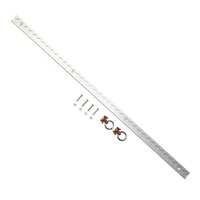 BOAB Aluminium Anchor Track Kit 1 Meter Length W/ 2 Load Rings & 4 Bolts Oltd7 OLTD7