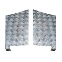 Defender 110 Rear wing corner protector - 5 bar aluminium chequer plate RE5853 / RC5853