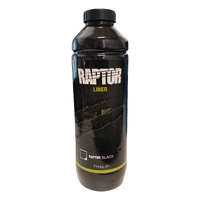 U-POL BLACK RAPTOR Tough Protective Coating Bed Liner Coating 750ml Bottle RLBS1