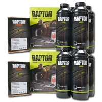 U-POL Raptor Liner Black 4x4/Vehicle Paint Kit 8L RLBS8